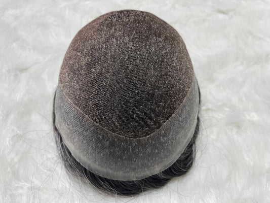 Men's Lace Hair System With PU Perimeter