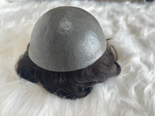 Mens Hairpieces 0.08-0.10mm Thick Skin Base Toupees V-looped – Extra Durable & Reliable