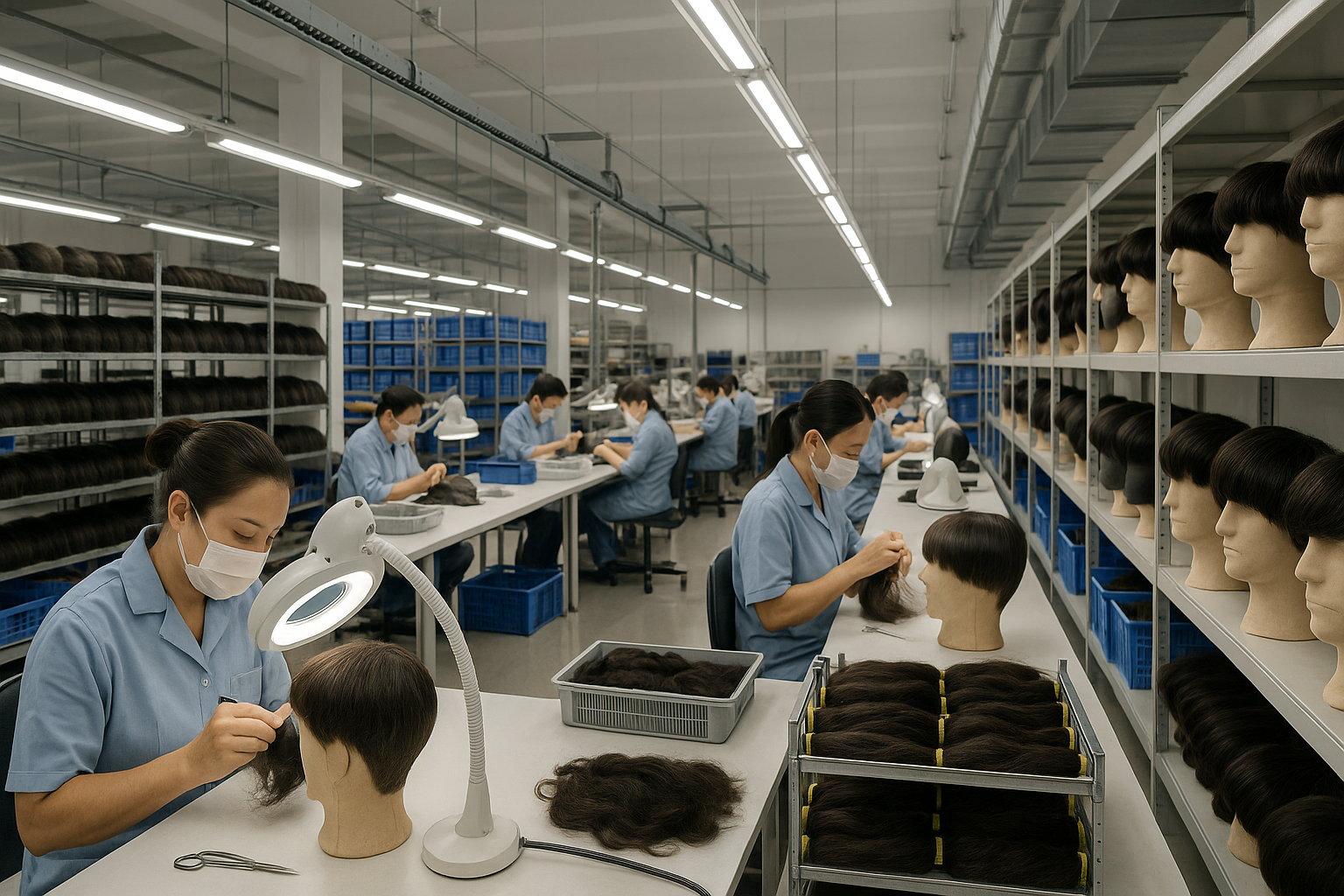 Authentic Toupee Factory Production & Stable Supply
