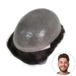 0.08mm thin skin v loop toupee – getmehair 0.08-0.10mm Indian Hair System