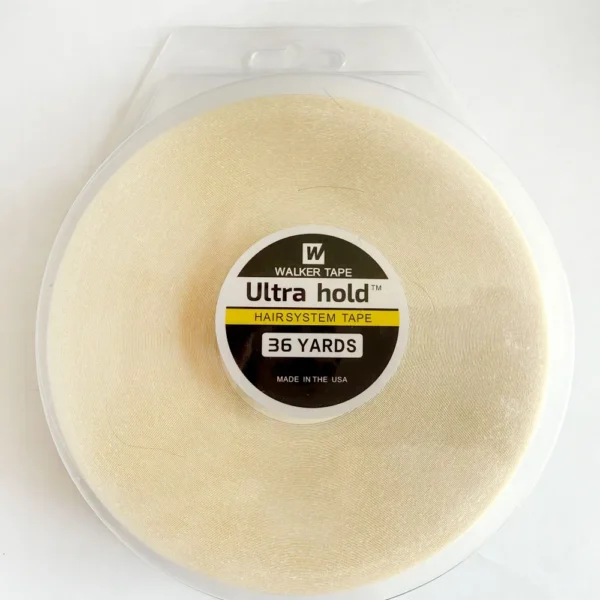36-yard-ultra-hold-tape-roll-getmehair-bulk 36 yard ultra hold tape roll 1 inch bulk clear waterproof tape for hair systems by getmehair