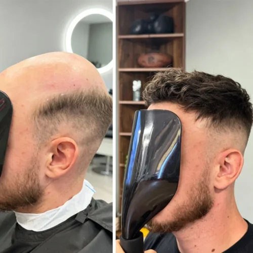 Men styling getmehair Indian human hair thin skin toupee with exposed hairline