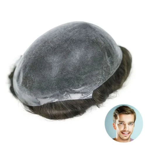 injection hair system knotless skin toupee