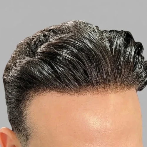 Non-glare dull matte finish on getmehair 0.02mm ultra thin skin toupee base