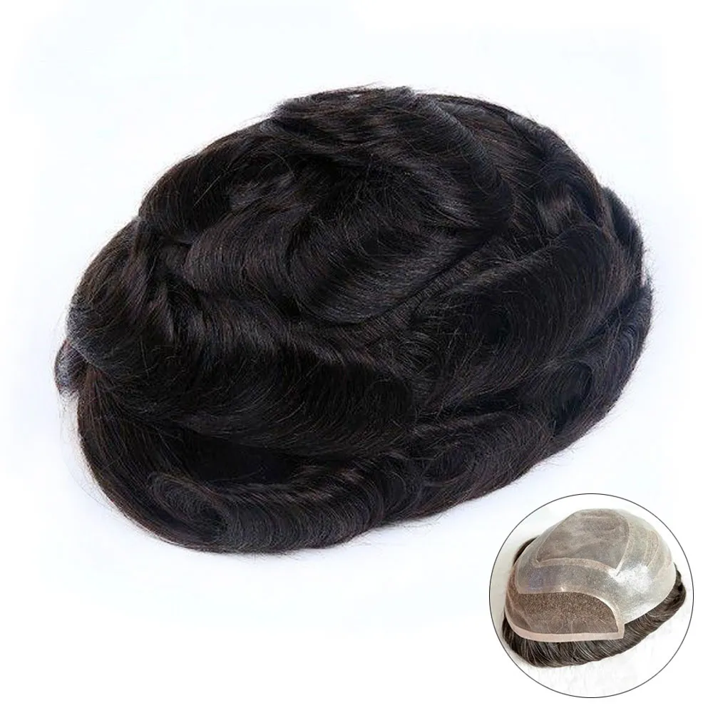 Base construction of getmehair mono hair system with lace front showing 4x4 mono core