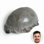 thin skin v loop toupee – getmehair 0.06-0.08mm Indian Human Hair System
